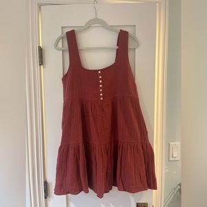 Urban Outfitters maroon frock sundress